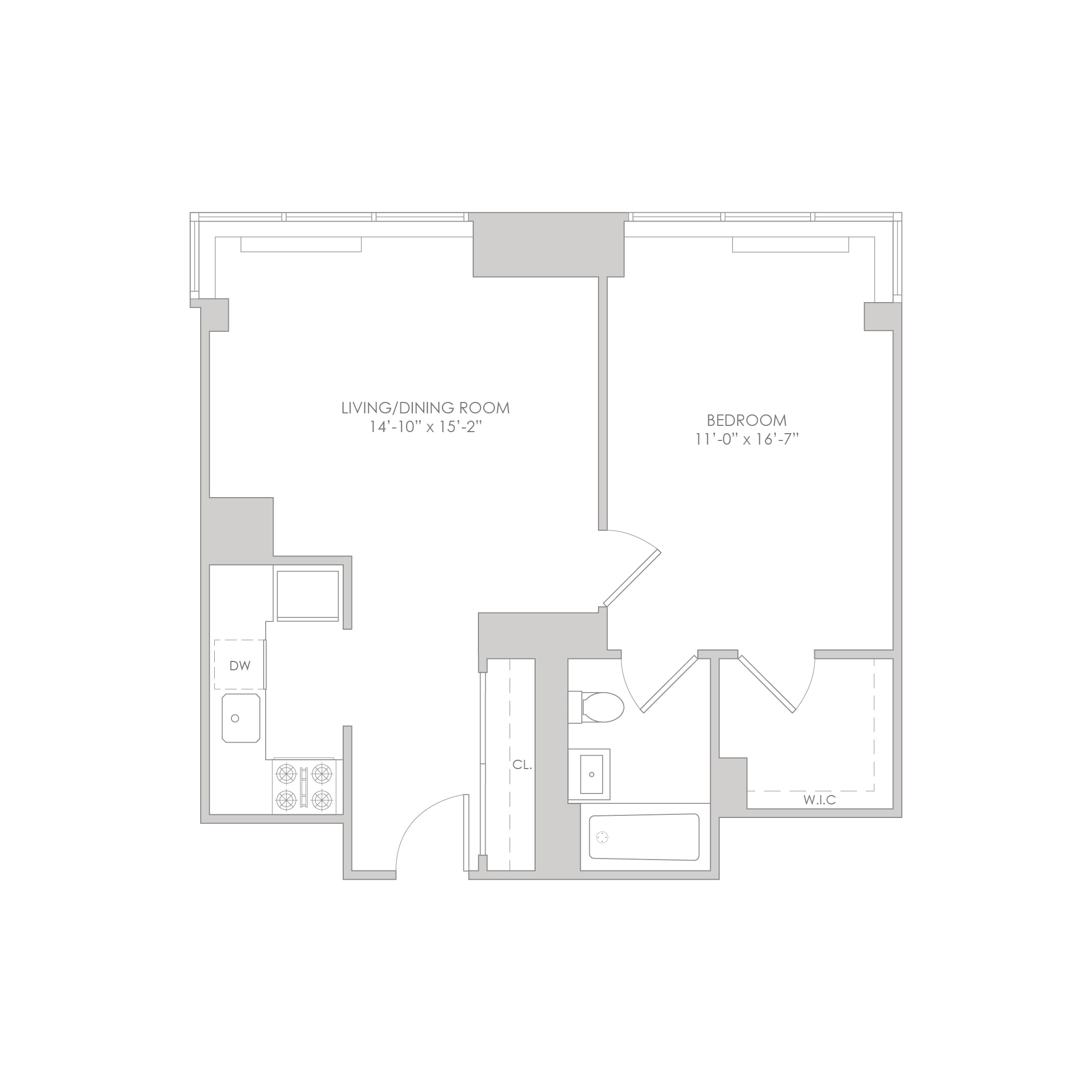 Floor plan layout diagram for L  8-20  GRM GRW SH